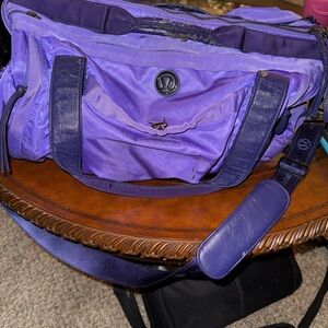 Lululemon vintage Purple Duffel Bag